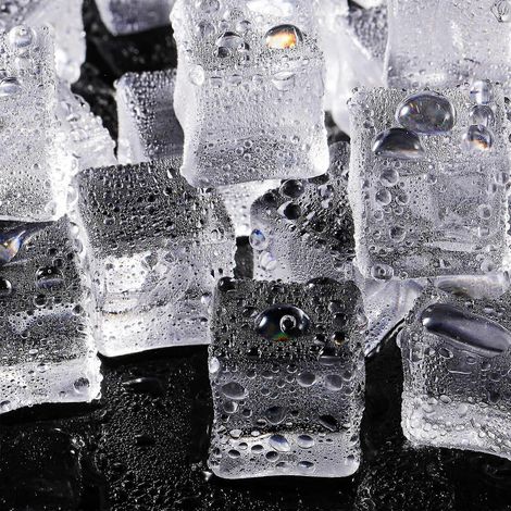 100 Stück durchsichtige, quadratische Acryl-Eiswürfel, künstliche Eiswürfel, Acryl-Eissteine, künstliche Eiswürfel, Dekoration für Hochzeiten, Vase