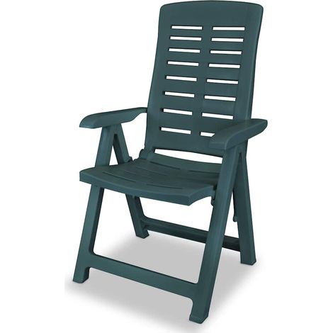 Maison Exclusive - Sillas plegables reclinables, 2 unidades, plás (1/5)