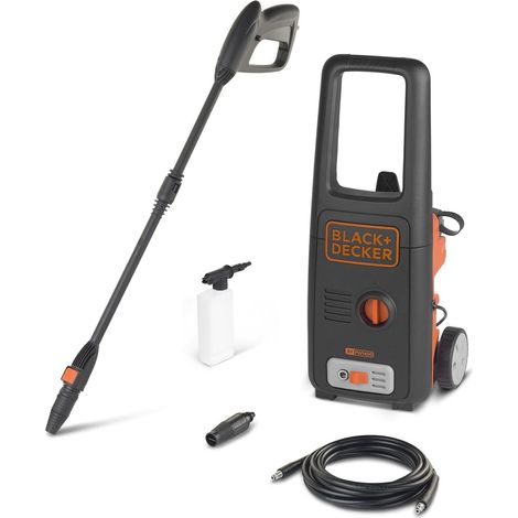 BLACK+DECKER Idropulitrice ad Alta Pressione BXPW1400E (1400 W, 110 bar, 390 l/h) (1/4)