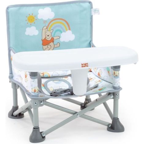 DISNEY BABY -WINNIE- Foldable. portable. travel booster seat. Lightweight and easy to clean. Carry bag included (1/5)