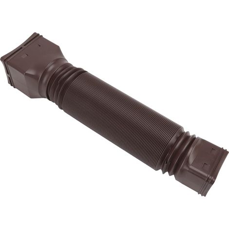 Extensions de Tuyau de Descente de Gouttière, Accessoires de Gouttières Rallonge de Tuyau de Descente Rétractable Rallonge de Tuyau de Descente Flexible (Brun) (1/5)
