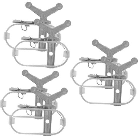 6 Pièces Tendeur De Fil Mini Serrer Extracteur Trousse Tendeur à Usage Intensif Piscine Tire-Fil Treuil Manuel Rochet Tendeur De Câble Métallique Lourd Acier A3 (1/5)