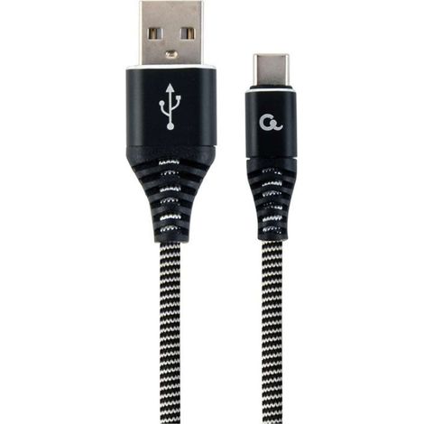 CAVO DATI E RICARICA CC-USB2B-AMCM-1M-BW USB TYPE-C 1M NERO/BIANCO