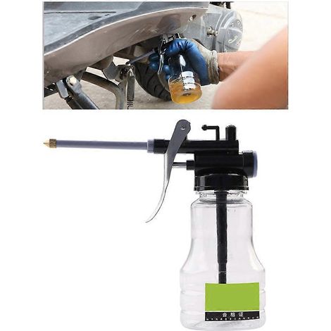 Transparente Ölpumpe mit Hochdruck-Ölspritzpistole, 250 ml, nachfüllbar
