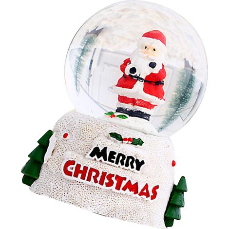 Boule de Noël lumineuse en cristal, boule en verre anglais, décoration de bureau, cadeau de Noël pour enfants, petit cadeau pour homme âgé (1/5)