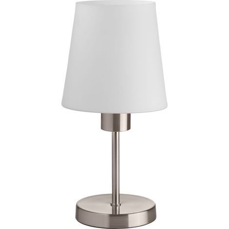 Lámpara de sobremesa DEKO cromo mate E27 (1/2)