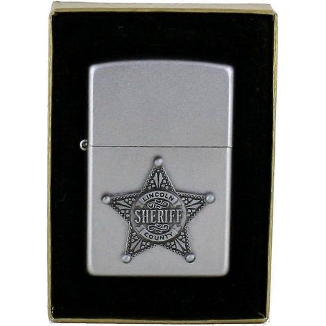 Briquet Zippo Modèle 205 SHERIFF-PEWTER( ) (1/3)