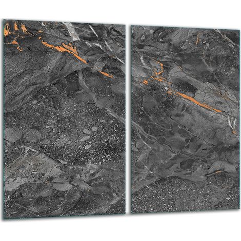 Schneidebrett aus Glas, 2x 30x52 Marmor (1/5)
