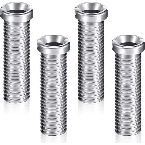 4 Vis de Panier d'Évier 45 mm Vis de Bonde en Acier Inoxydable Accessoires de Fixation Vis de Boulon d'Évier Vis de Bouchon de Crépine de Panier d'Évier pour Cuisine Lavabo (1/4)