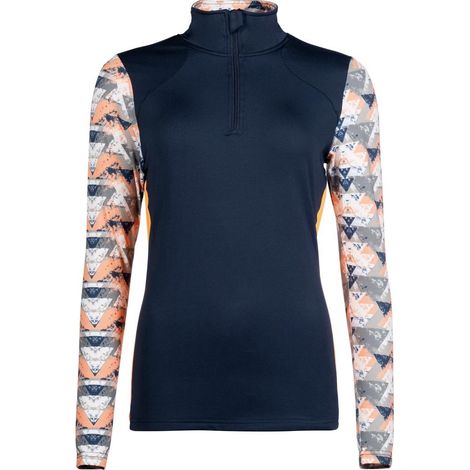 L, Bleu marine 6900: Maillot thermique à motifs Lyon Active (1/5)