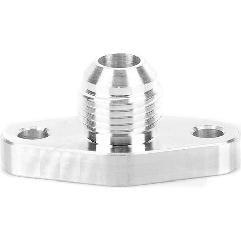 Bride de vidange d'huile de retour de turbocompresseur 8AN 1,5 pouce compatible avec Garrett GT15 GT17 IHI RHF4 TD04 (1/5)