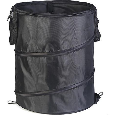 2x 1-Liter-Pop-up-Gartenabfallsäcke, selbsttragende und stabile Gartenabfallsäcke, faltbare Grünschnittsäcke, großes Polyester (1/5)