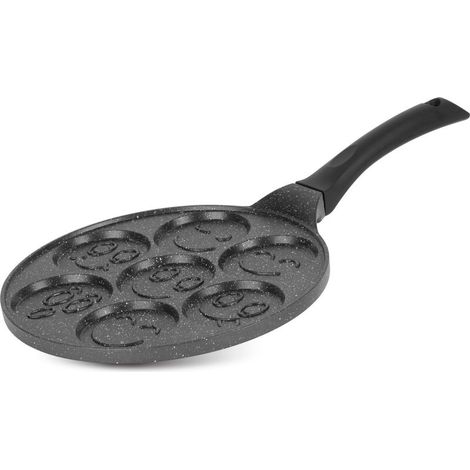 Pfanne MagicHome, Induktion, 27 cm, für Eierkuchen und Spiegeleier, mit Smileys, für 7 Stück (1/3)