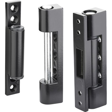 Fensterband Höhe 95 mm Aluminium schwarz, 2 Stück (1/5)