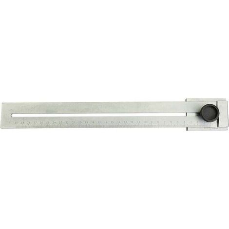 Acier au Carbone Outils de Mesure, 0-300mm Plage de Mesure Jauge de Marquage, Règle de Ligne Coulissante, Trusquin de Traçage Métal pour Menuisier, Ingénieurs, Bricolage