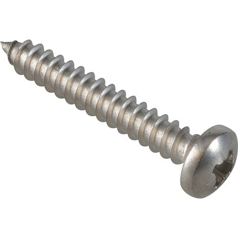 Self-Tapping Screw Pozi Pan A2 SS 1.1/4in x 10 ForgePack 12 FOR185321 (1/2)
