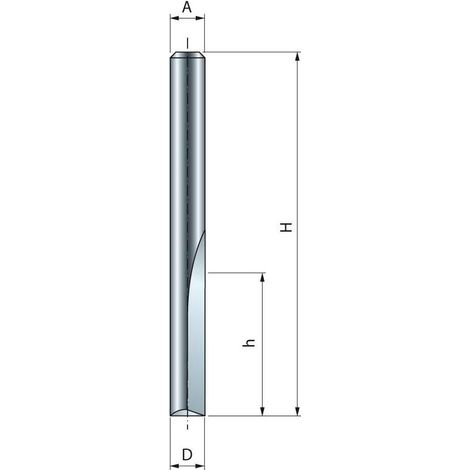 FRESA WIDIA TAGLIENTI DIRITTI 04-09906 D  3X 9,5/44,5 MM