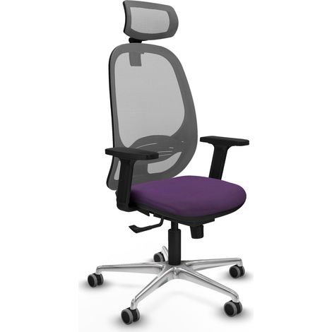 Chaise ergonomique piqueras y crespo Cilanco gris accoudoirs réglables (1/2)
