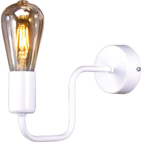 Applique loft PEKA bianca metallo E27 60W Kaja K-4043 (1/3)