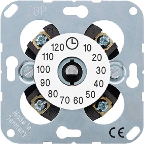 Componente domótico Jung 11120-20WW capacidad 120 minutos dimensiones 9x8x9 cm