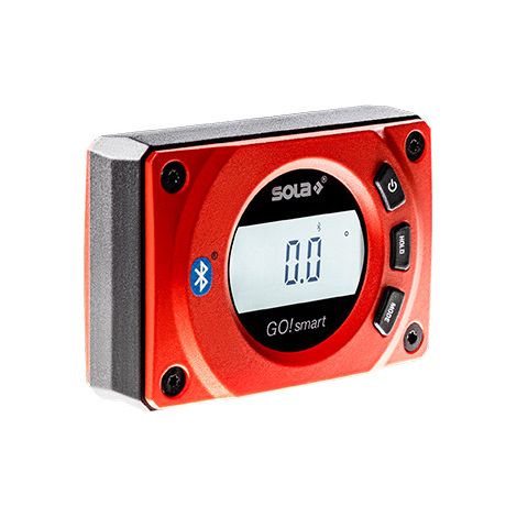 SOLA Inclinómetro digital GO smart L.8cm PA, reforzado con fibra de vidrio rojo - 1483001 (1/5)
