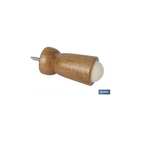 Pack mit 12 Türstopper aus Holz 60mm mit funktionalem Design