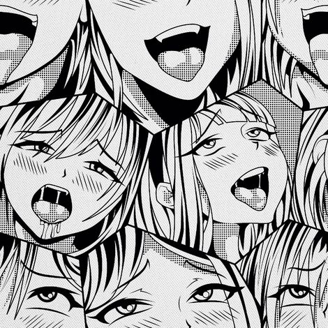 Tela Oxford decorativa para exteriores - Motivo Anime-Manga 3 (1/5)