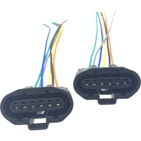 The MG640547-5 is suitable for automotive wiring harness connectors of older Mitsubishi 1.6cc idle engines with 6-pin terminals.