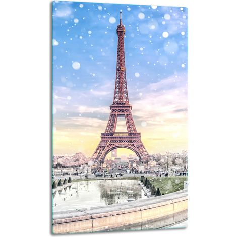 TABLERO DE MESA CON PANEL DE CRISTAL DE 30x52 CM, PARÍS (1/5)