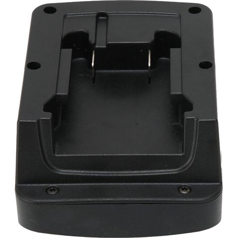 ADAPTATEUR BATTERIE MILWAUKEE 18V VERS METABO, CONVERTISSEUR LITHIUM ION, ABS NOIR, POUR OUTILS ÉLECTRIQUES METABO 18V (1/5)