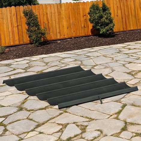Tonnelle de jardin gris Oscuro en tela Poliéster 250 x 255 x 6 cm (1/5)