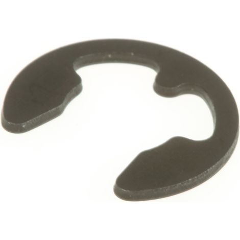 Rs Pro – Circlip Type E en acier – Lot de 50 – Diamètre d'arbre 9.5mm – Épaisseur 0.9mm – Circlips phosphatés noir pour maintien sécurisé