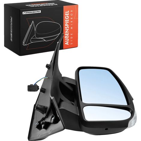 Espejo retrovisor exterior, instalación en el lado derecho, diseño convexo, ajuste manual, 2 contactos de conexión, compatible con General Motors. (1/5)