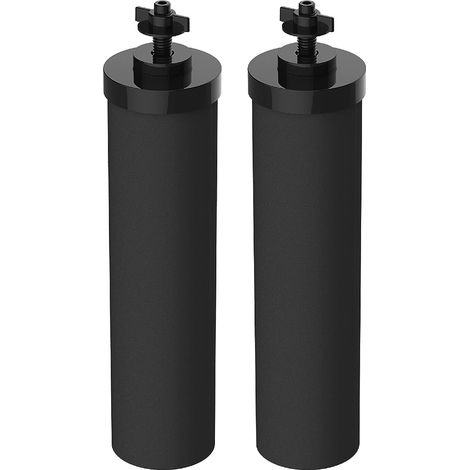 Packung mit 2 Ersatzfilterelementen für Berkey BB9-2 schwarze Filterelemente und Berkey Schwerkraftfiltersystem