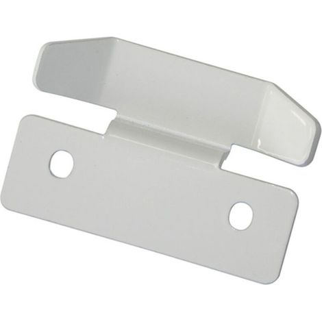 Butée centrale de jalousie ou persienne en aluminium laqué blanc fixation haute ou basse Fenêtre Volet Fermeture (1/2)