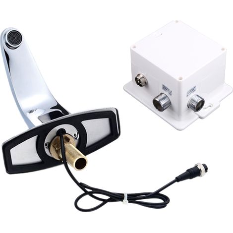 Robinet à capteur infrarouge automatique sans contact pour lavabo, robinet à induction pour cuisine et salle de bain, robinet à poser sur plage