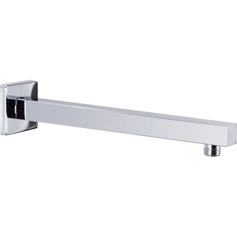 Braccio supporto doccia quadrato braccio soffione doccia braccio soffione bagno interno acciaio inox 201 argento 30 cm 020003280