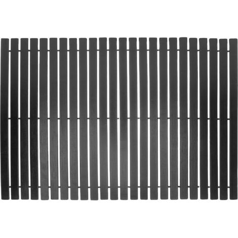 Tapis en bambou noir pour un design pratique pour le sol la douche (1/5)