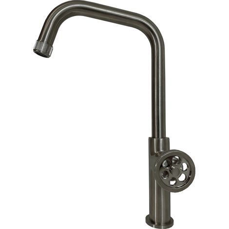 Essebagno Mitigeur évier Indus gris gun métal