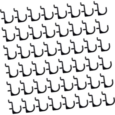 Pieces Heavy Duty Stainless Steel Double Door Hooks White