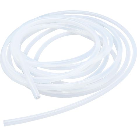 Tuyau en silicone 6 mm ID x 10 mm OD 5 mètres de long, tuyaux de qualité alimentaire Tuyau flexible transparent eau air pour pompe de transfert (1/5)