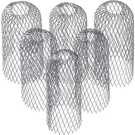 Lot de 4 filtres extensibles en aluminium pour protection de gouttière en métal (1/5)
