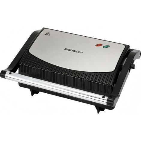 Appareil à panini Aigostar, grill électrique multifonctionnel, chauffage double face, machine à petit-déjeuner pour la maison