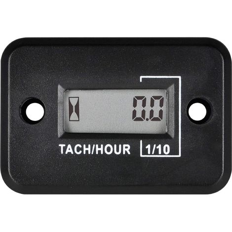 Compteur horaire numérique, tachymètre, conception étanche pour tronçonneuse, moteur de voiture, tracteur, moteur hors-bord, générateur de jardin, ATV, souffleuse à neige, Dirt Bike (1/5)