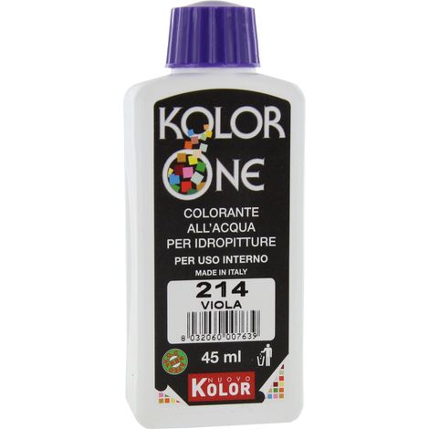 COLORANTE KOLOR ONE ML.45 N.214 VIOLA. Prezzo per 1 pezzo. (1/2)