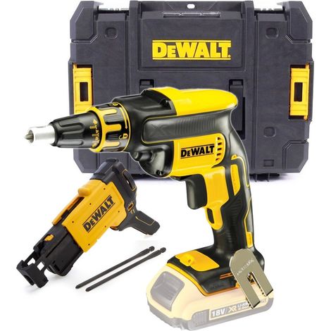 Dewalt DCF620N 18v XR Brushless Collated Autofeed Drywall Screwdriver + Tstak (1/4)