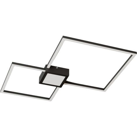 [NEUWERTIG] B-Ware Lindby Deckenlampe Duetto LED Lampe dimmbar anthrazit 28W 3380lm 3000K IP20 (1/2)