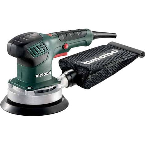 Metabo – Ponceuse excentrique 150mm SXE 3150 – Alimentation électrique 230V – Amplitude d'oscillation 2.5mm – Pour bois dur et métaux non-ferreux