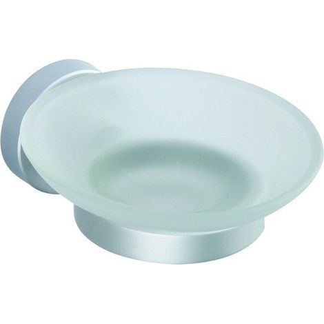 Jabonera Aluminio LUGANO Transparente MSV (1/2)