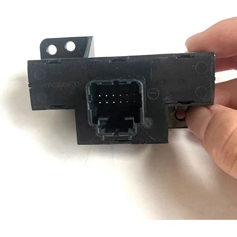 1 color: Black Material: Plastic Car hazard warning switch, hazard light switch, dashboard (1/5)